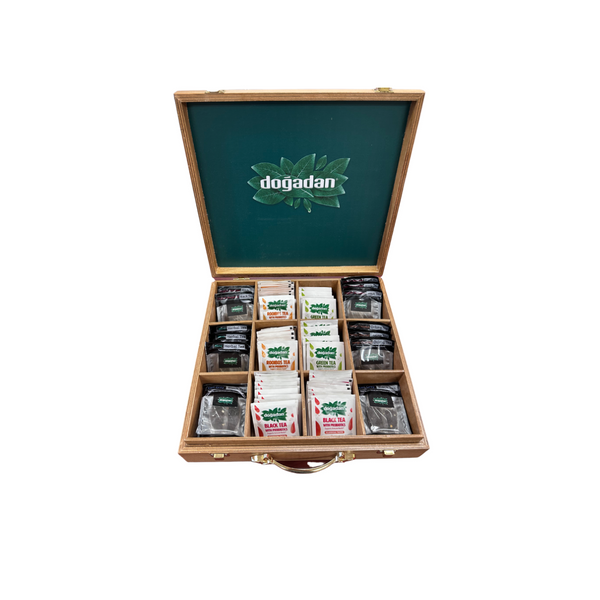 Dogadan Wood Tea Display Box (1 count); DPOS001