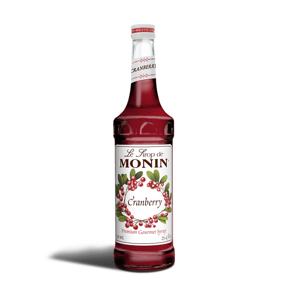 Monin Cranberry Syrup, 750ML (12 count); M-AR015A