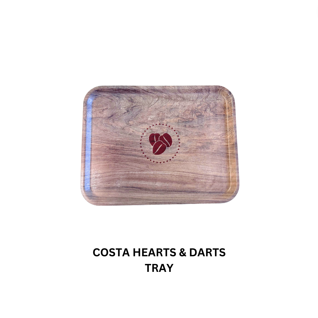 Costa Hearts & Darts Tray, (6 count); FCTA93