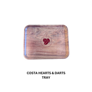 Costa Hearts & Darts Tray, (6 count); FCTA93