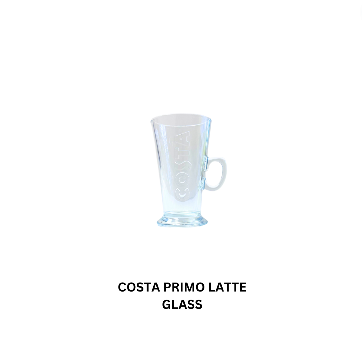 Costa Primo Latte Glass, (48 count); TCST01