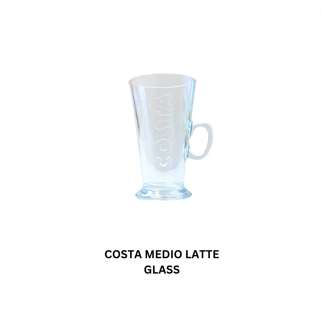 Costa Medio Latte Glass, (24 count); TCST02
