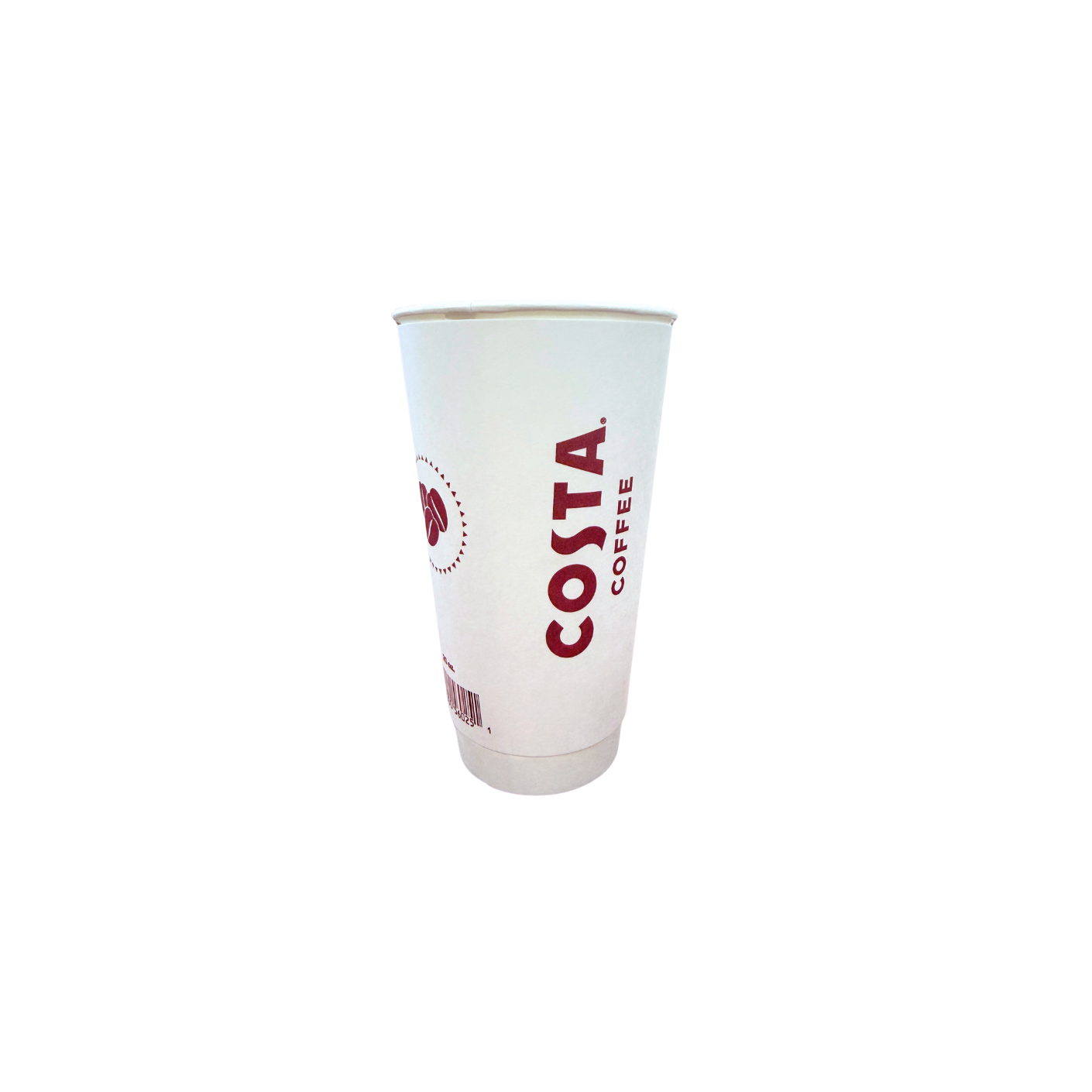 24oz Hold & Go White Cup w/ Barcode; SDR-24W