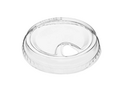EcoQuality Strawless Cold Sip Lids 12-24 oz Clear PET; CEI101