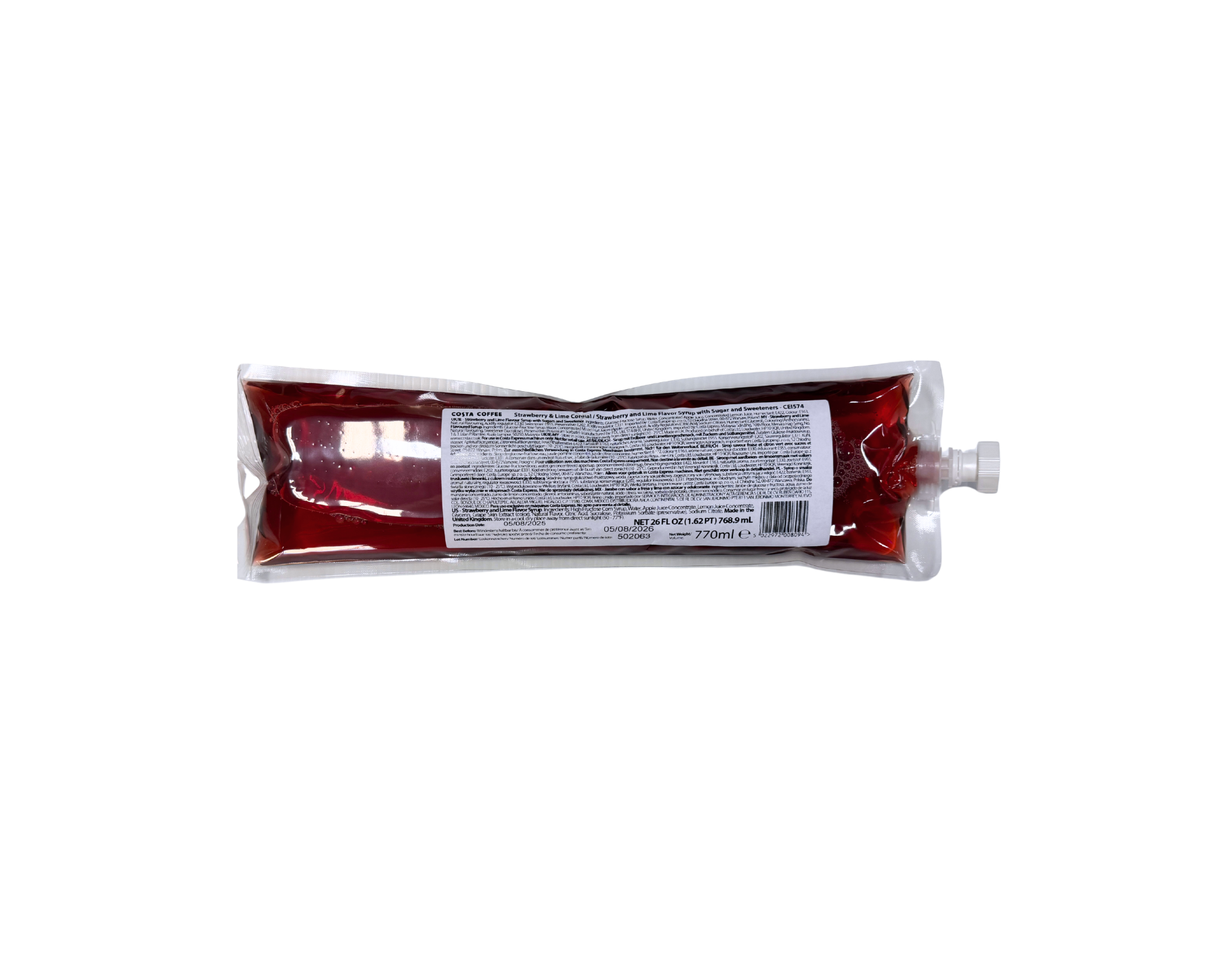 Strawberry + Lime Syrup; CEI574