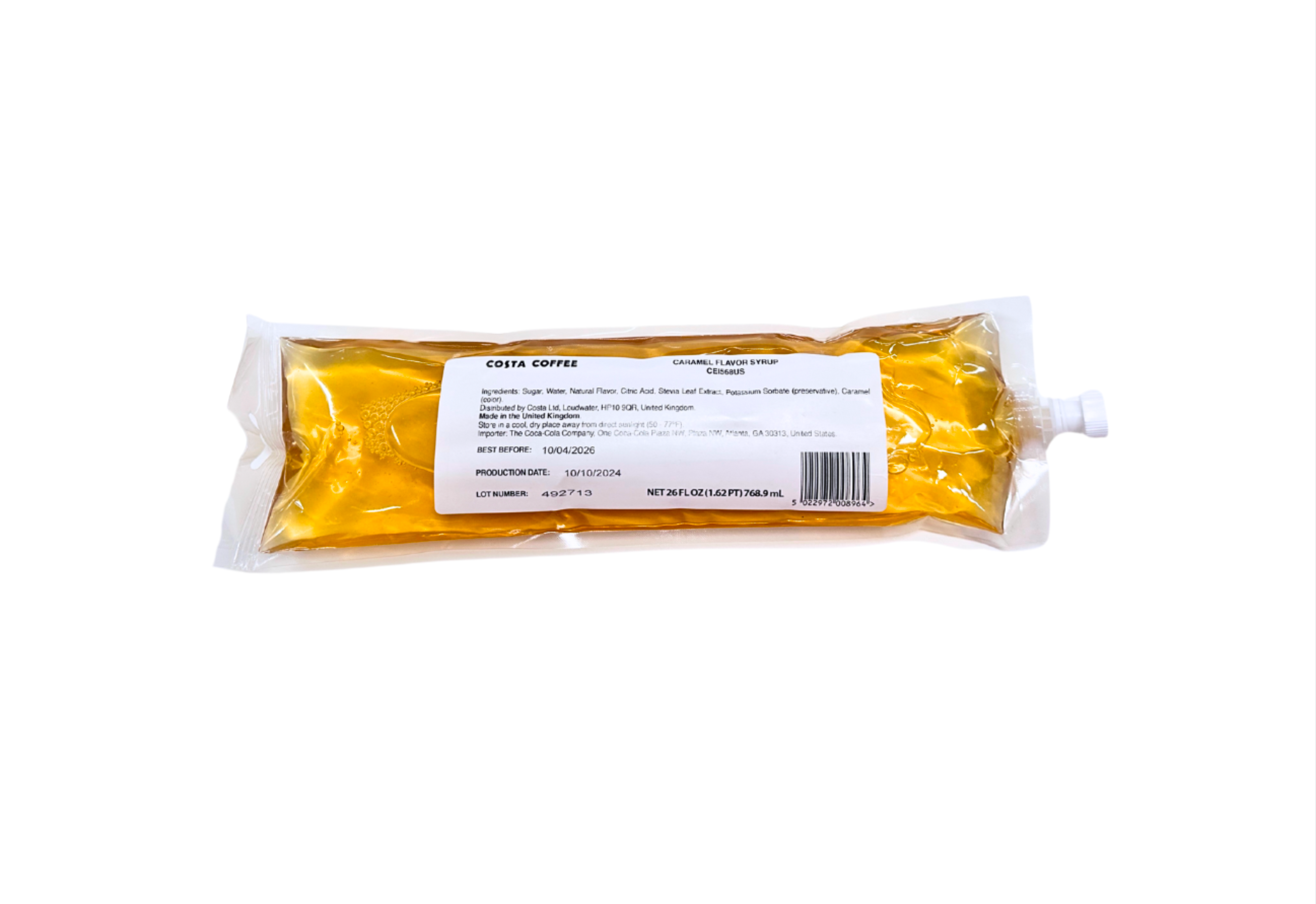 Caramel Syrup; CEI568US