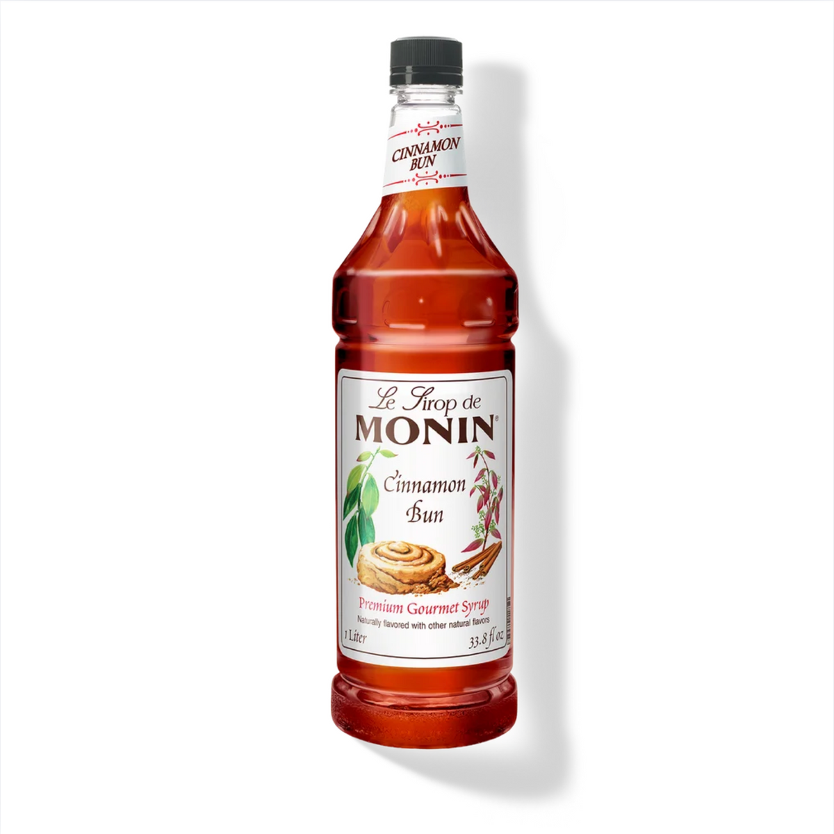 Monin Cinnamon Bun Syrup, 1L Bottle