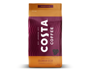 SAMPLE of Costa Decaf Roast Ground Coffee, 12 oz Retail bag (1 count); 410094-E