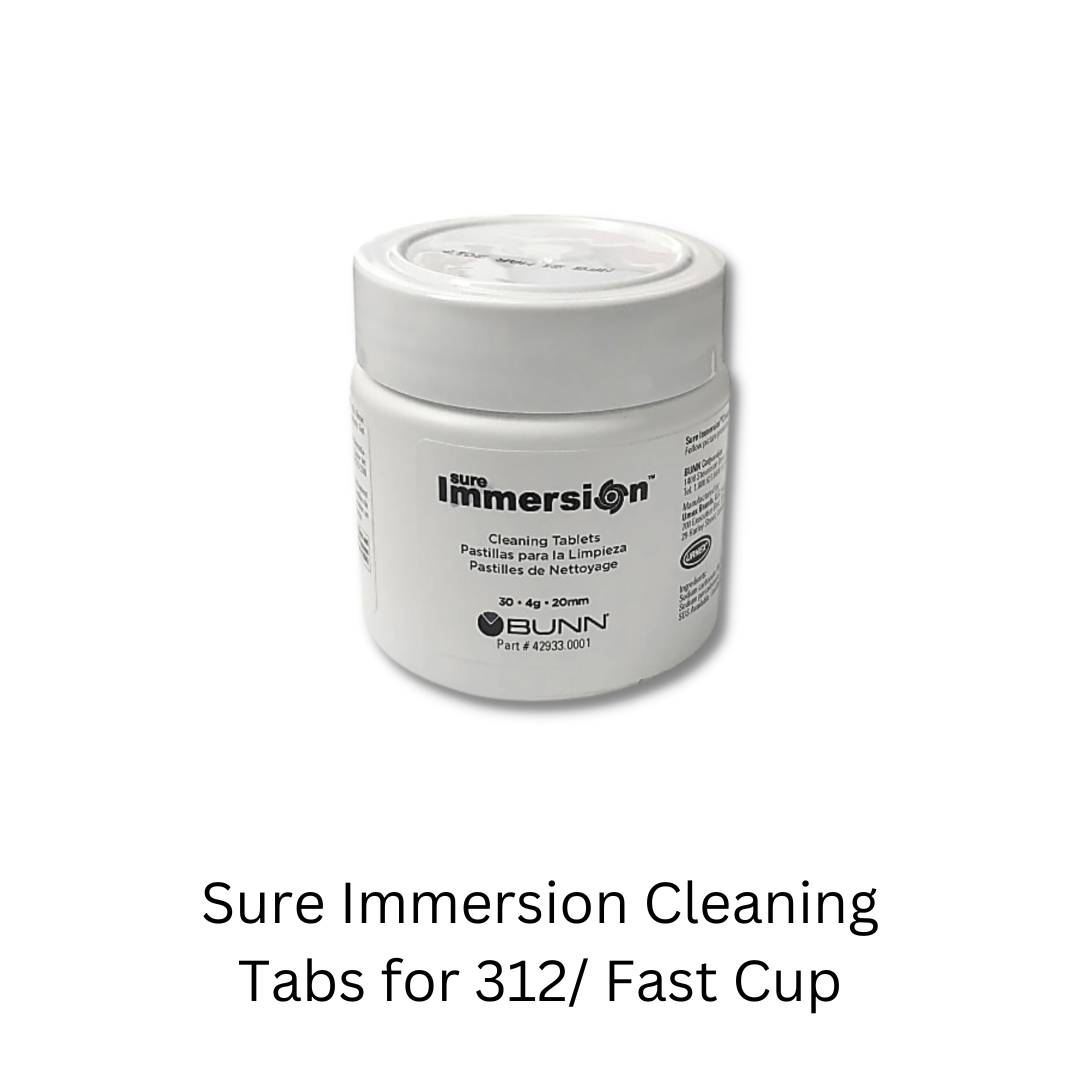 Bunn Sure Immersion Cleaning Tabs (30 count); 312TAB