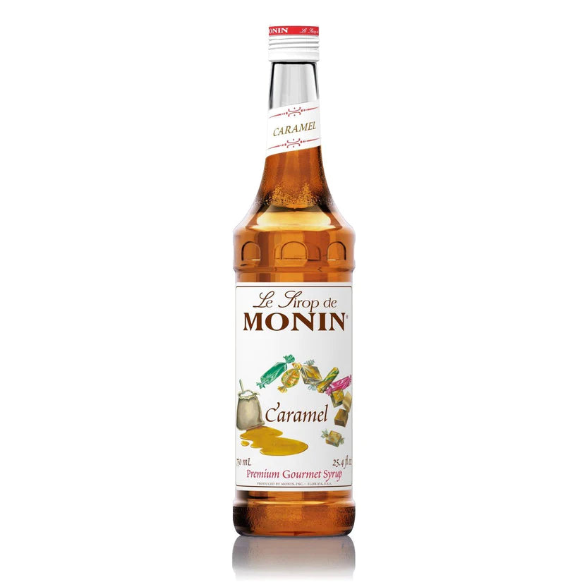 Monin Caramel Syrup, 750ML bottle (12 count); M-AR009A