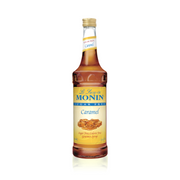 Monin Sugar Free Caramel Syrup, 750ML bottle (12 count); M-AS009A