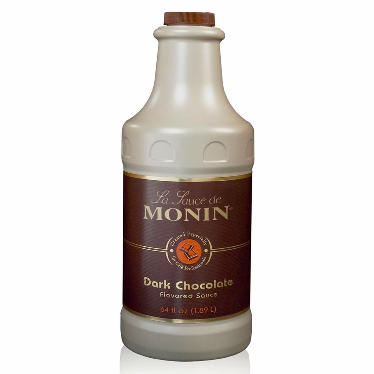 Monin Dark Chocolate Sauce, 64oz bottle (4 count); M-GC062FP