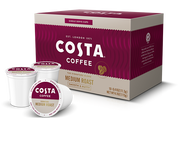 Costa Medium Roast Single Serve K-Cup Pods (6/10 count); 157677